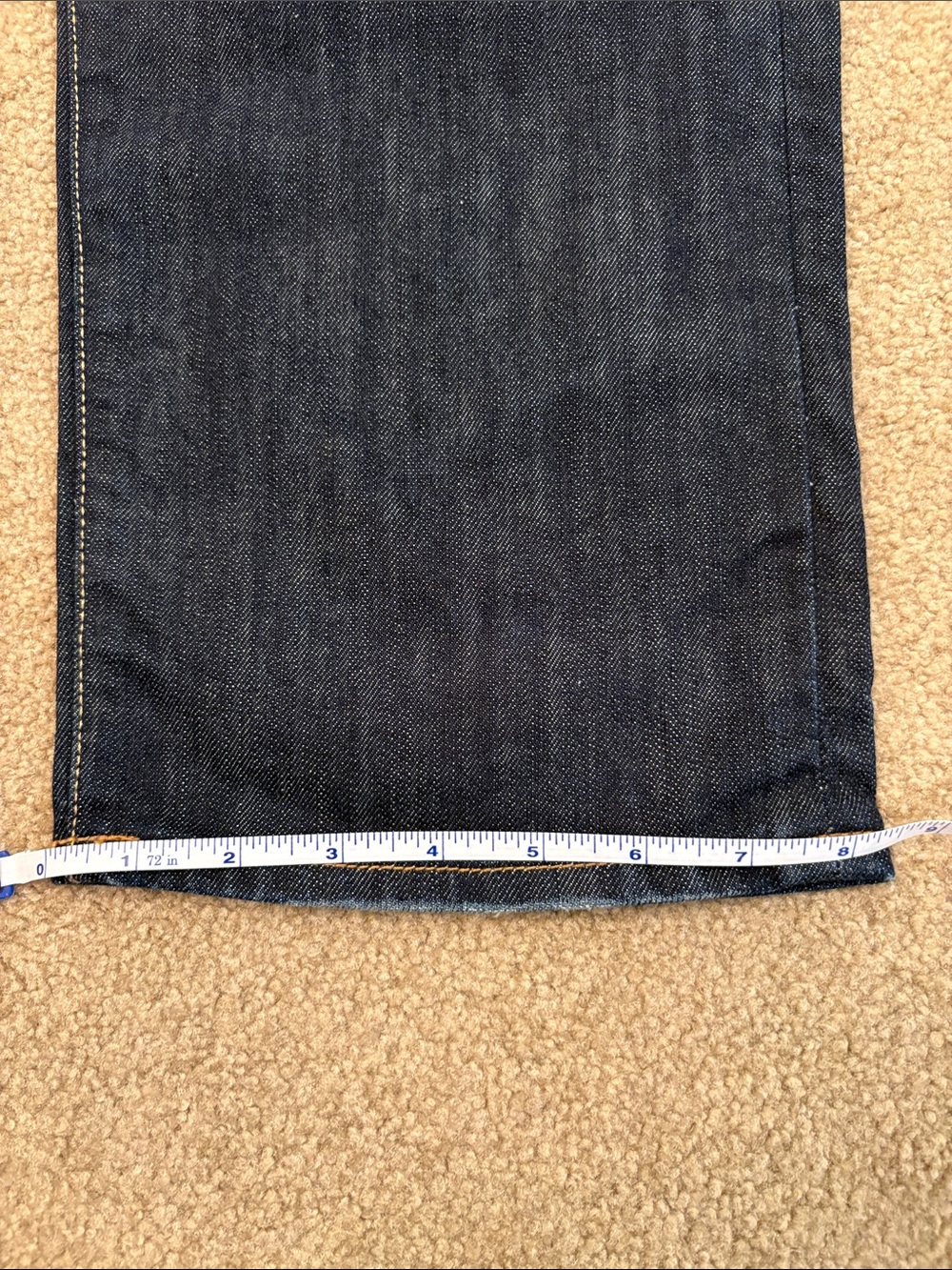 Lucky Brand Men's Dark Indigo Straight Jeans - Picture 4 of 6